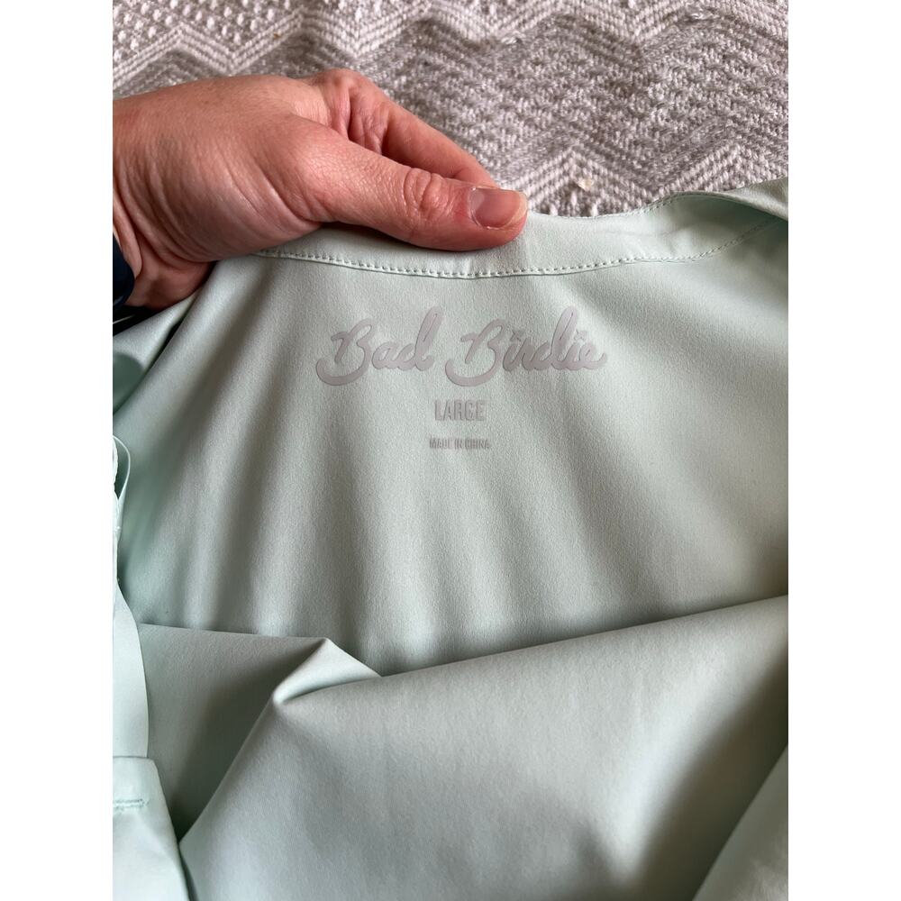 Bad Birdie Core Performance Gold Dress in Mint Green, size L, NWT - Picture 11 of 12